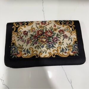Floral Tapestry Clutch